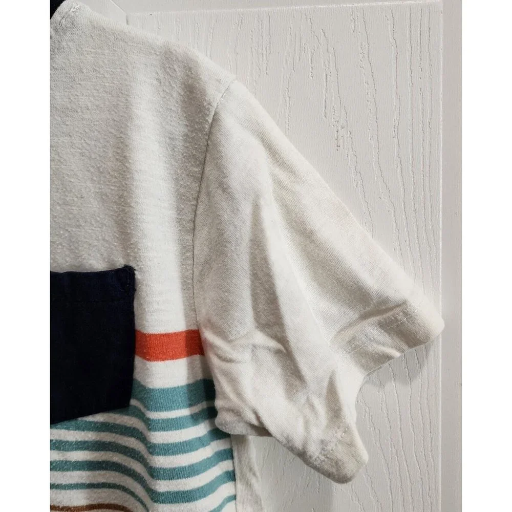 Lot of 2 Ben Sherman Kids Short Sleeve Tee Shirts‎ Boys Size 6 - Striped, Cars